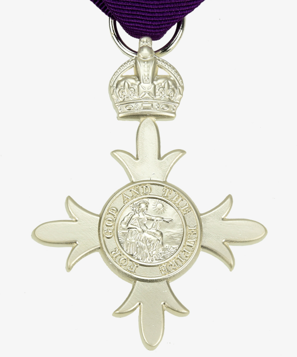Orden des Britischen Empires Kreuz der Offiziere zivile Abteilung in Silber